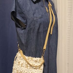 Elegant Lace Crossbody Bag